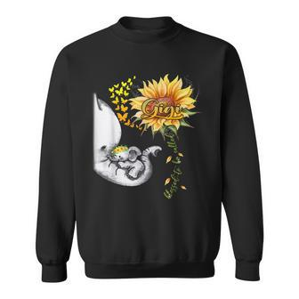 Blessed To Be Called Gigi Sunflower Elephant Mothers Day Sweatshirt - Thegiftio UK
