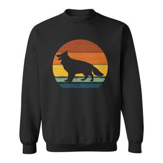 Bohemian Shepherd Vintage Retro Mom Dad Dog Gift Sweatshirt | Mazezy