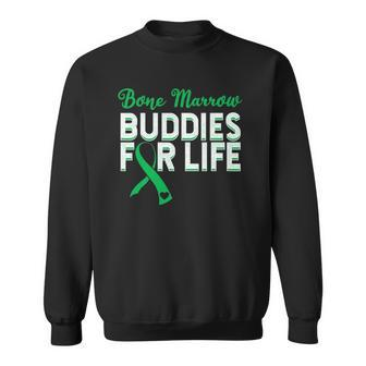 Bone Marrow Transplant Donator Life Organ Donor Green Ribbon Sweatshirt | Mazezy