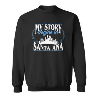Born In Santa Ana The Golden State Sweatshirt | Mazezy