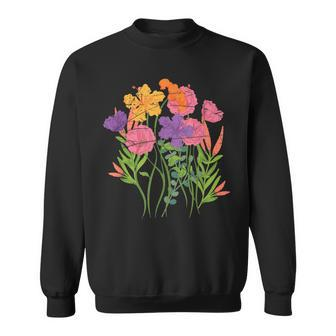 Botanical Garden Flowers Botanist Wildflower Botanical Sweatshirt - Thegiftio UK
