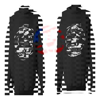 Boxing American Flag Usa - Boxer Vintage Boxing Sweatshirt | Mazezy