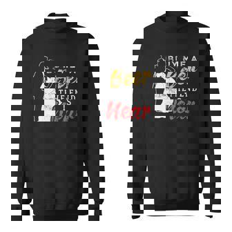 Buy Me A Beer The End Is Near - Funny Bachelor Party Gift Sweatshirt | Mazezy