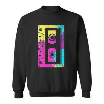 Cassette Tape Mixtape 80S And 90S Costume Sweatshirt | Mazezy DE