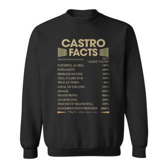 Castro Name Gift Castro Facts Sweatshirt - Seseable