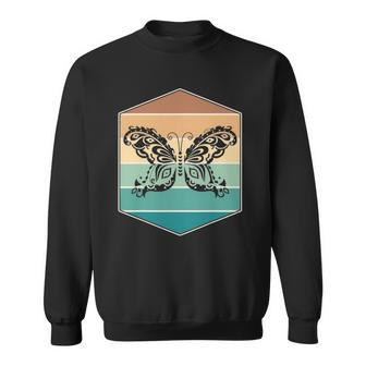 Caterpillar Butterfly Insect Gift Butterfly Sweatshirt | Mazezy
