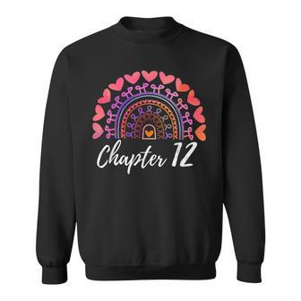 Chapter 12 Birthday Rainbow For Women 12Th Birthday Rainbow Sweatshirt - Seseable