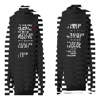 Check Mark 2022 Elementary Graduation 6Th Grade Graduation Sweatshirt | Mazezy