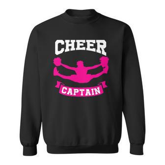 Cheer Captain Cheerleader Cheerleading Lover Gift Sweatshirt | Mazezy