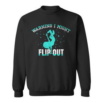 Cheering Flip Cheer Practice Funny Cheerleading Cheerleader Sweatshirt - Thegiftio