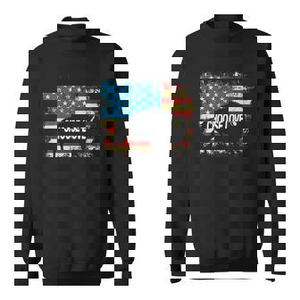 Choose Love Bills Vintage American Flag Sweatshirt | Mazezy