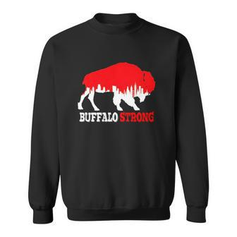Choose Love Buffalo Buffalo City Skyline Sweatshirt | Mazezy