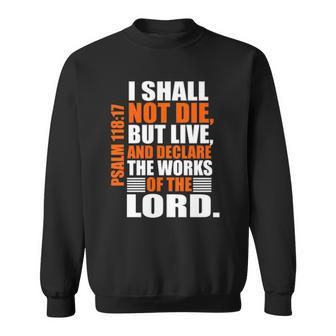 Christerest Psalm 11817 Christian Bible Verse Affirmation Sweatshirt | Mazezy