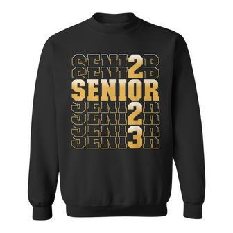 Class Of 2023 Senior 2023 Graduation Or First Day Of School Sweatshirt | Mazezy