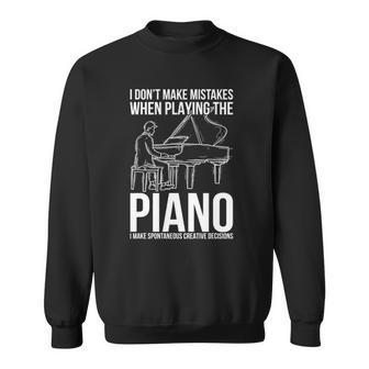 Classical Music Pianist Piano Musician Gift Piano Sweatshirt | Mazezy CA