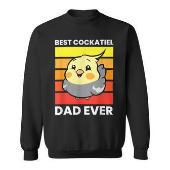 Cockatiel Papa Best Cockatiel Dad Ever Love Cockatiels Sweatshirt - Seseable