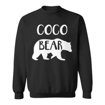 Coco Grandma Gift Coco Bear Sweatshirt - Seseable