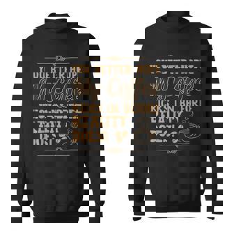Coffee Lovers Espresso Latte Mocha Funny Humor Sweatshirt - Thegiftio