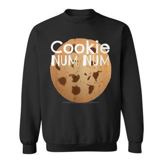 Cookie Num Num Chocolate Chip Cookie Sweatshirt - Thegiftio UK