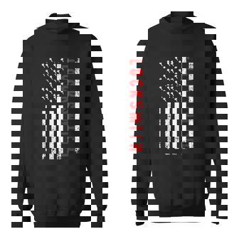 Cool Locksmith Art For Men Women American Flag Lock Picker Sweatshirt | Mazezy