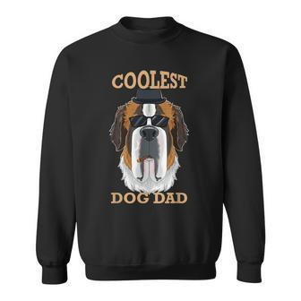 Coolest Dog Dad I Saint Bernard Dad I Saint Bernard Sweatshirt - Thegiftio UK