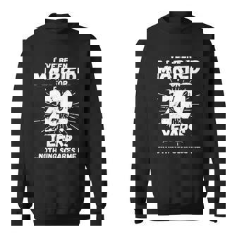 Couples Married 29 Years - Funny 29Th Wedding Anniversary Sweatshirt - Thegiftio