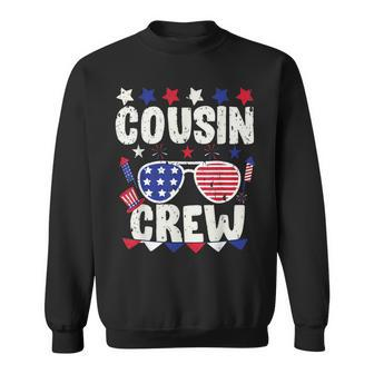 Cousin Crew 4Th Of July Patriotic American Family Matching Sweatshirt - Seseable