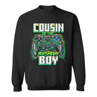 Cousin Of The Birthday Boy Matching Family Video Game Party Sweatshirt - Seseable