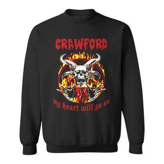 Crawford Name Gift Crawford Name Halloween Gift Sweatshirt - Seseable