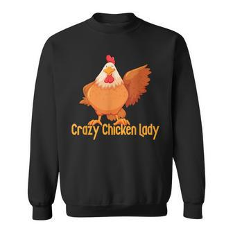 Crazy Chicken Lady V3 Sweatshirt - Thegiftio UK