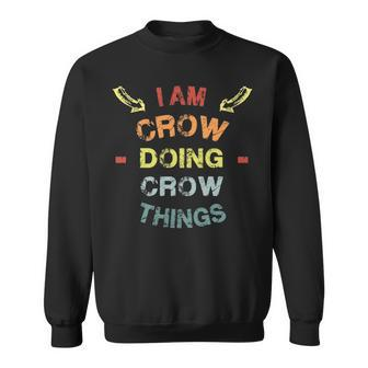 Crow Shirt Family Crest Crow T Shirt Crow Clothing Crow Tshirt Crow Tshirt Gifts For The Crow Png Sweatshirt - Seseable