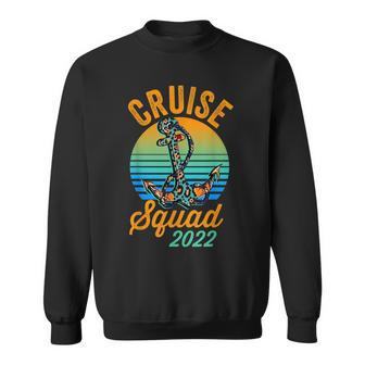 Cruise Squad 2022 Cowhide Leopard Anchor Cruising Fans Sweatshirt - Thegiftio UK
