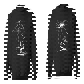 Cryptozoology Bigfoot Alien For Men Halloween Sweatshirt - Thegiftio UK