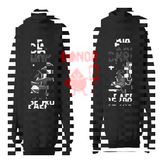 Cute Blood Donor Art For Men Women Phlebotomy Blood Donation Sweatshirt | Mazezy