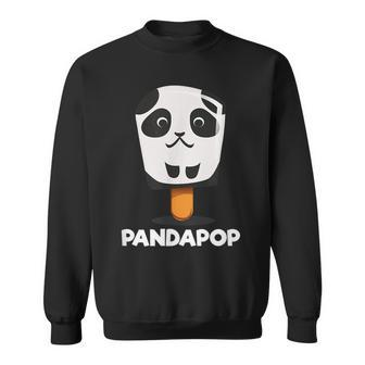 Cute Cartoon Panda Baby Bear Popsicle Panda Birthday Gift Sweatshirt - Seseable