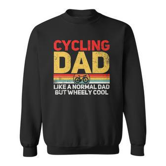 Cycling Cyclist Dad Fathers Day Sweatshirt | Mazezy