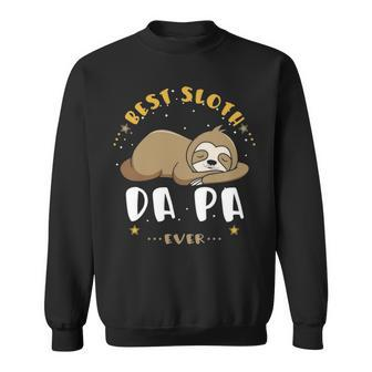 Da Pa Grandpa Gift Best Sloth Da Pa Ever Sweatshirt - Seseable