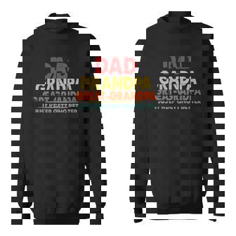 Dad Grandpa Great Grandpa From Grandkids Sweatshirt - Thegiftio