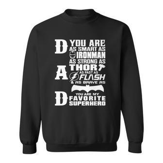 Dad - Superhero - Dad Gifts For Fathers Day Essential Sweatshirt | Mazezy