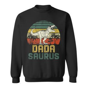 Dadasaurus T-Rex Dinosaur Daddy Saurus Family Matching Sweatshirt - Thegiftio UK