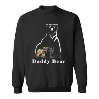 Daddy Bear Autism Awareness Daddy Grandma Men Gift Sweatshirt | Mazezy
