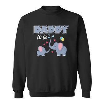 Daddy To Be Pregnancy Elephant Lovers Sweatshirt - Thegiftio UK