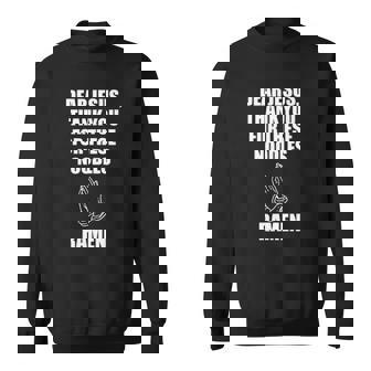 Dear Jesus Thank You For These Noodles Ramen Sweatshirt - Thegiftio