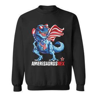 Dinosaur T Rex Amerisaurus 4Th Of July Independence Day Sweatshirt - Monsterry DE