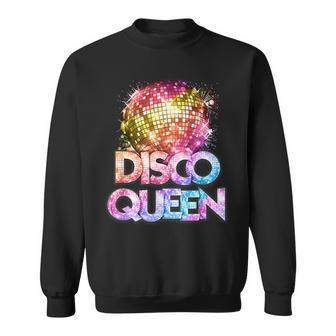 Disco Queen - 70S Disco Themed Vintage Seventies Costume Sweatshirt - Seseable