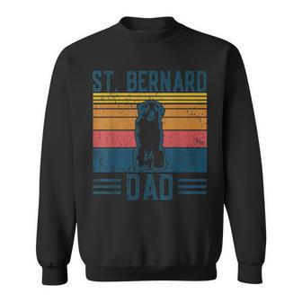 Dog Dad - Vintage St Bernard Dad Sweatshirt - Thegiftio UK