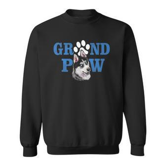 Dogs 365 Siberian Husky Grand Paw Grandpaw Grandpa Dog Lover Sweatshirt | Mazezy