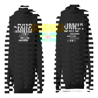 Dominica Flag Commonwealth Coat Of Arms Lesser Antilles Sweatshirt | Mazezy