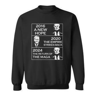 Donald Trump 2024 Ultra Maga The Return Of The Maga Sweatshirt - Thegiftio UK