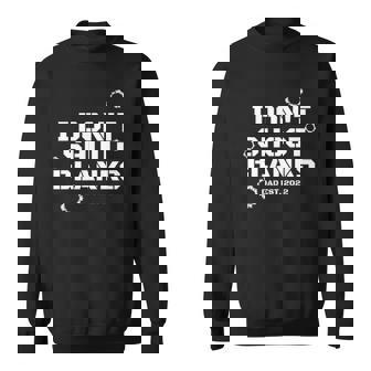 Dont Shoot Blanks Dad Est 2022 First Time Dad Gifts To Be Sweatshirt | Mazezy